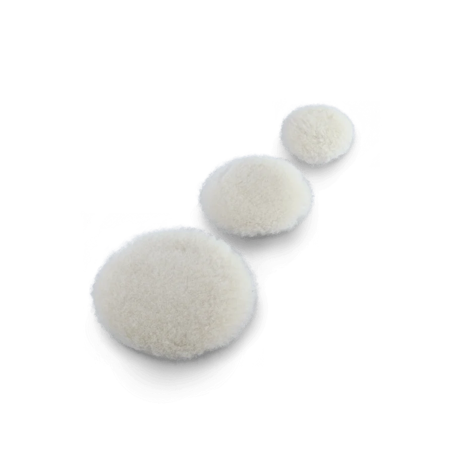 Комплект полировальных кругов из овчины стриженный Au-3308 фото