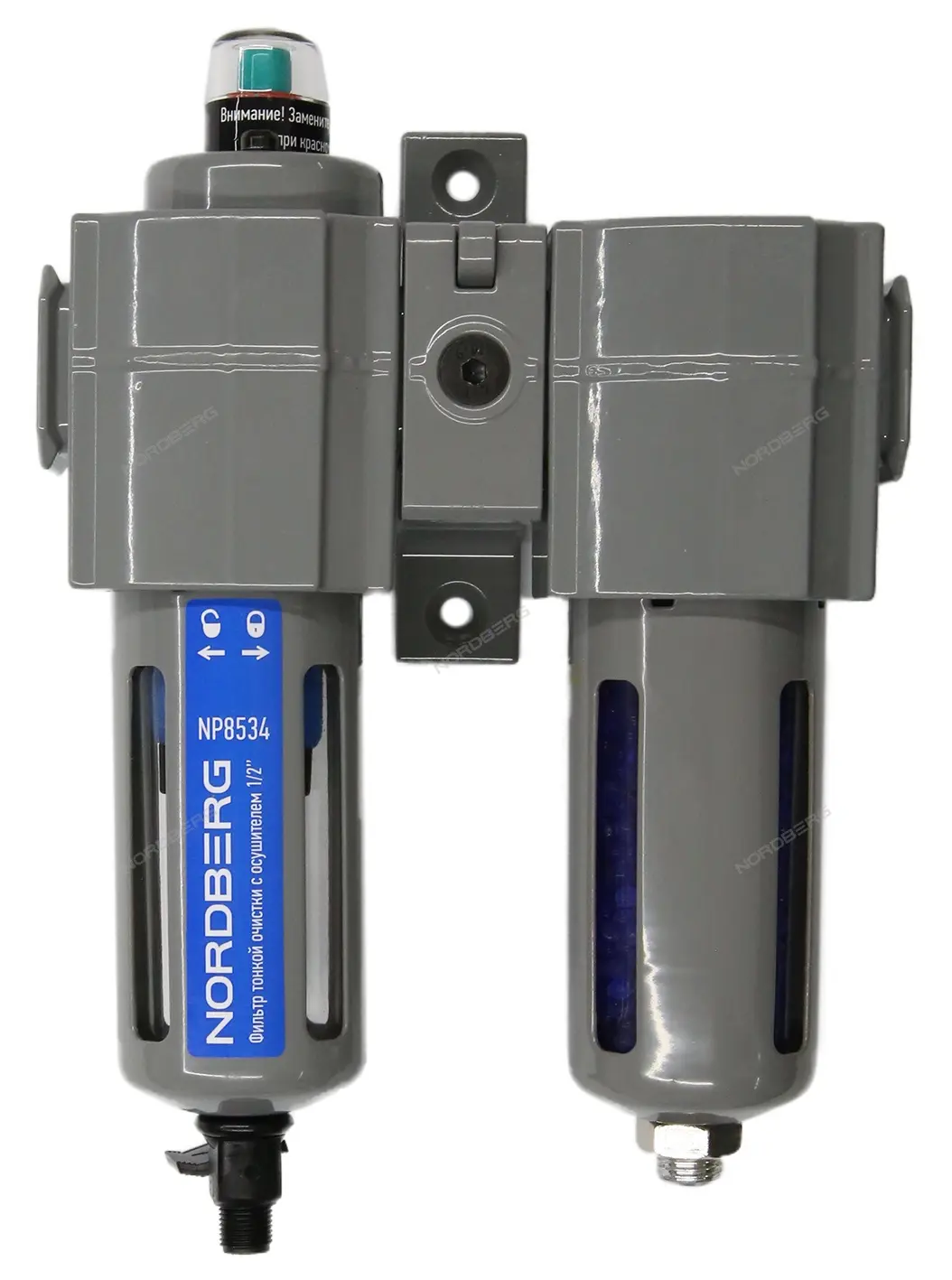 Фильтр воздушный тонкой очистки + осушитель PRO, 1/2" NORDBERG NP8534 фото