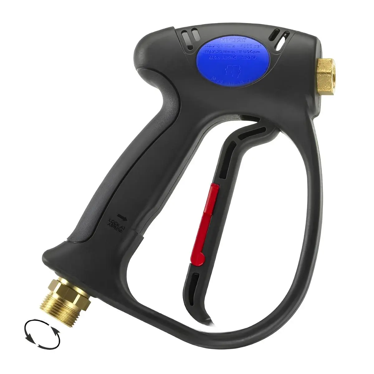 Пистолет распылительный в/давления вращ MV925 310бар M22X1,5M-1/4"F фото