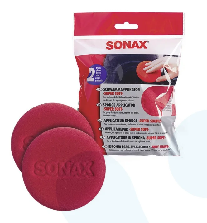 Sponge applicator super soft Мягкий аппликатор для нанесения воска 2шт фото