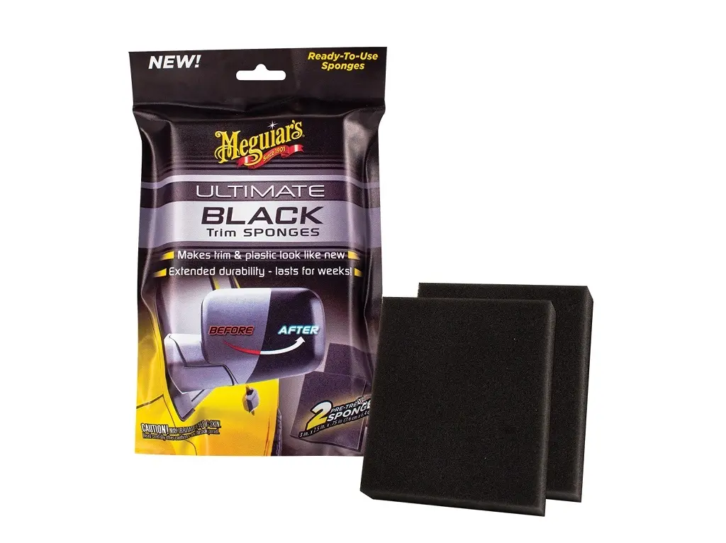 Губки для восстановления внешних деталей из пластика винила и резины Ultimate Black Trim Sponge