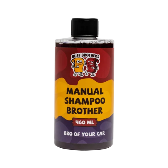 Каталог товаров Все Для Автомоек-Шампунь для ручной мойки с лубрикантом MANUAL SHAMPOO BROTHER 460ml Шампунь для ручной мойки с лубрикантом MANUAL SHAMPOO BROTHER 460ml