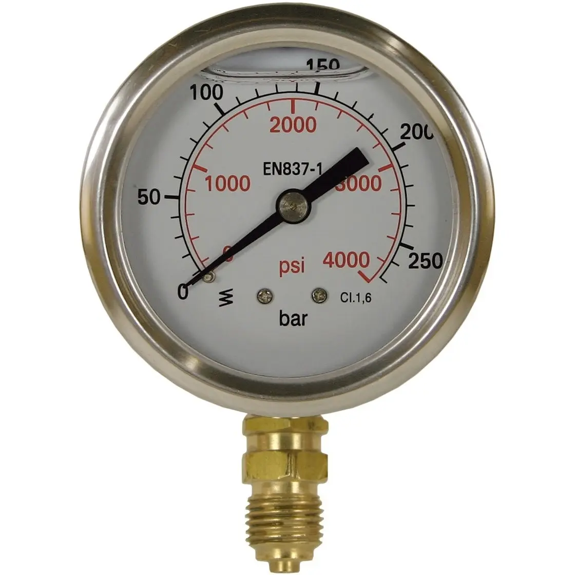 Манометр для АВД (нерж.сталь) 600bar фото