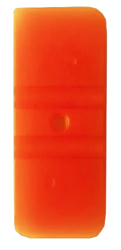 Мини ракель оранжевый мягкий Uzlex 30x75мм фото