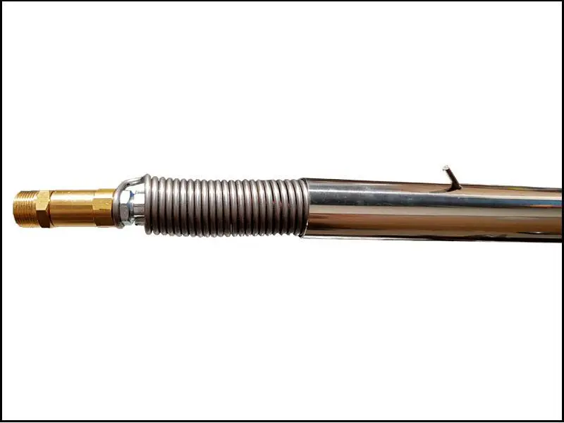 Консоль поворотная изогнутая н/ж 1800мм 22x1,5ш-ш фото