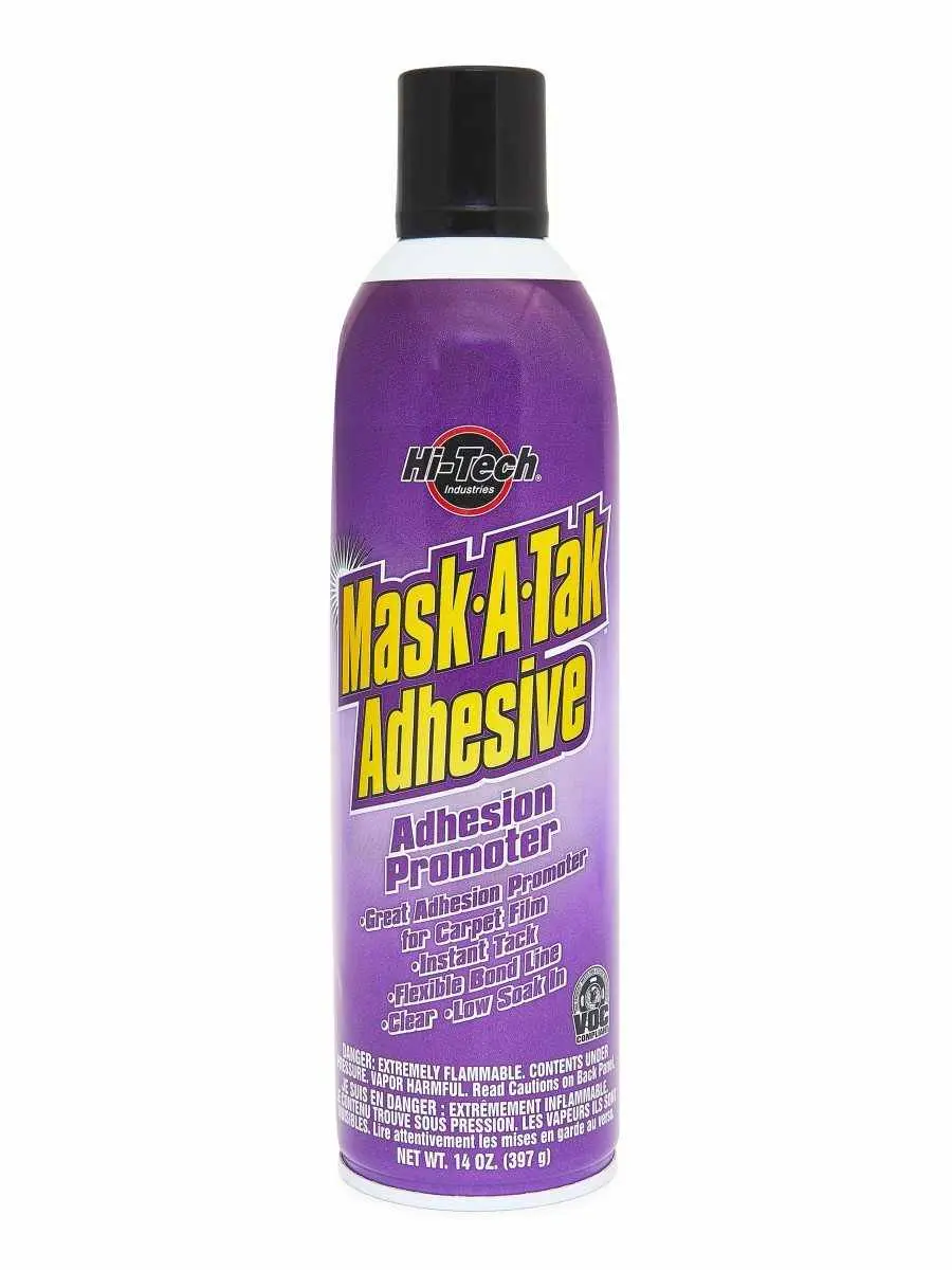 Каталог товаров Все Для Автомоек-Mask attack клей в аэрозоле 376г. Hi-Tech Mask attack клей в аэрозоле 376г. Hi-Tech