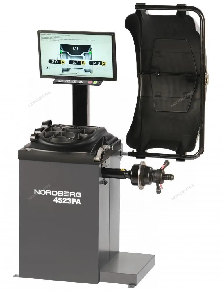 Станок балансировочный автоматический с дисплеем, серый Nordberg 4523PA(G) фото
