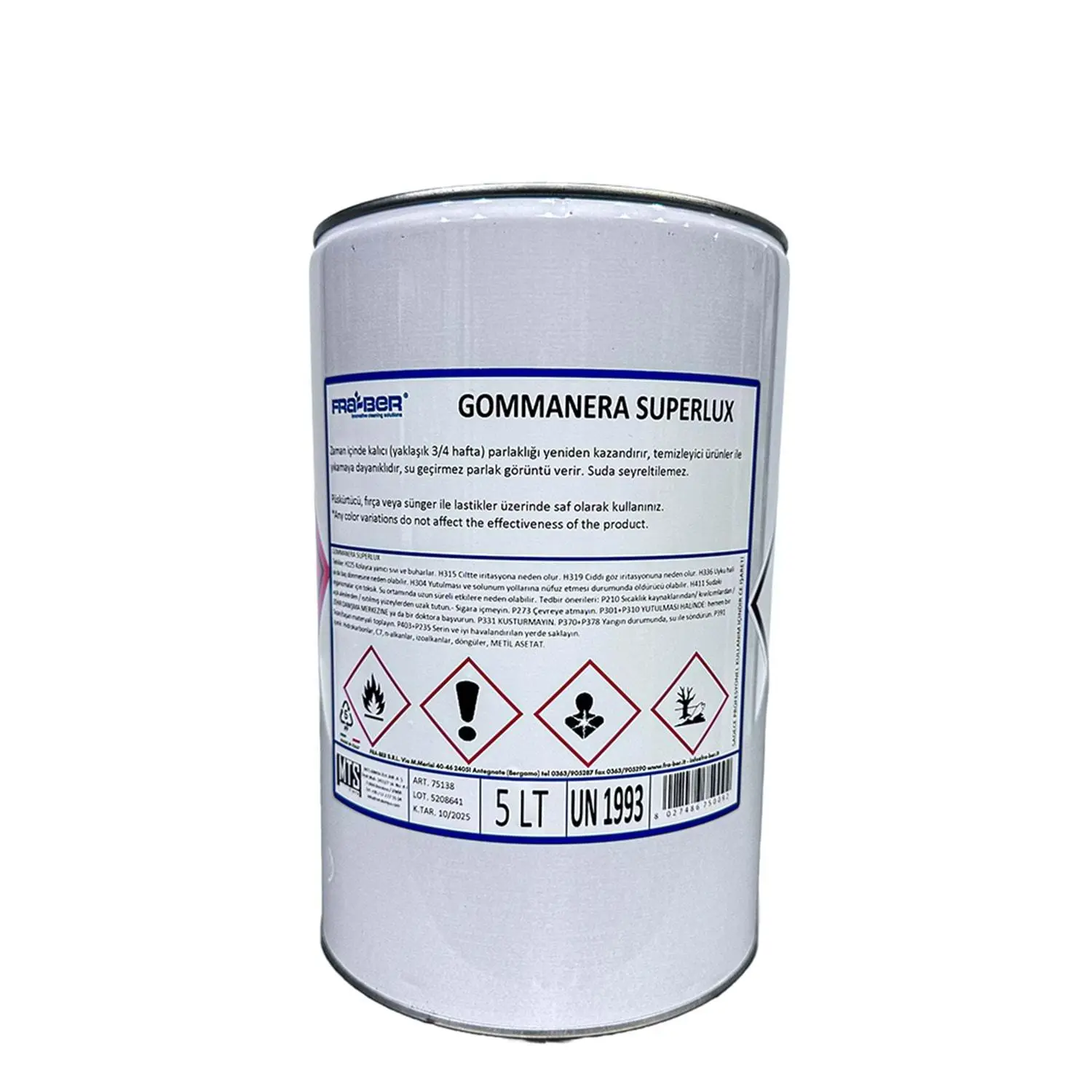 GOMMANERA SUPERLUX Кондиционер резины 5 л