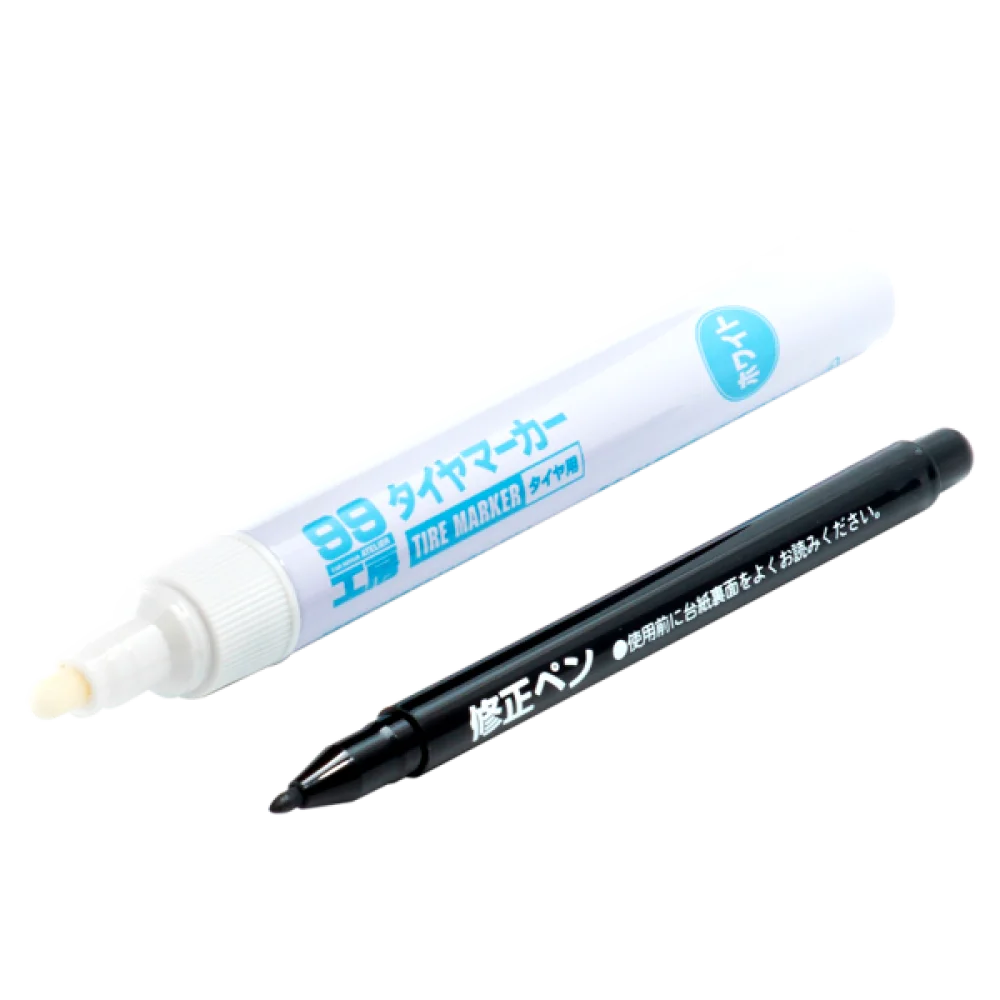 Маркер для резины белый Tire Marker White 09133