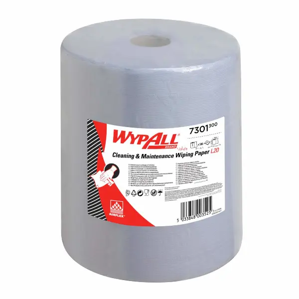 Протирочный материал в рулонах WypAll L20 двухслойный KC7301 фото