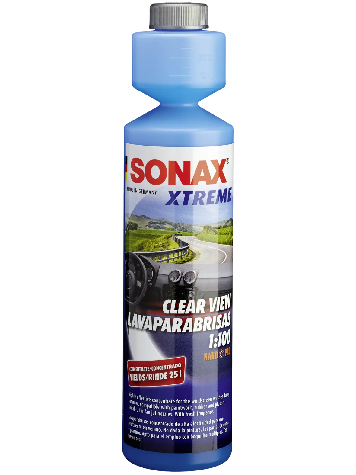 SONAX XTREME clear view 1:100 concentrate Концентрат стеклоомывателя фото