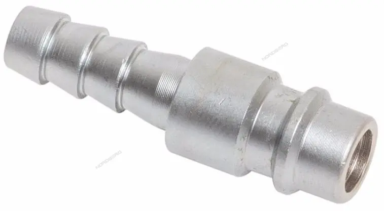 Переходник быстросъемный "папа" - елочка 8 мм фото