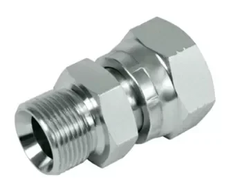 Переходник штуцер 3/8"; гайка 3/8" вращ. MD0815 фото