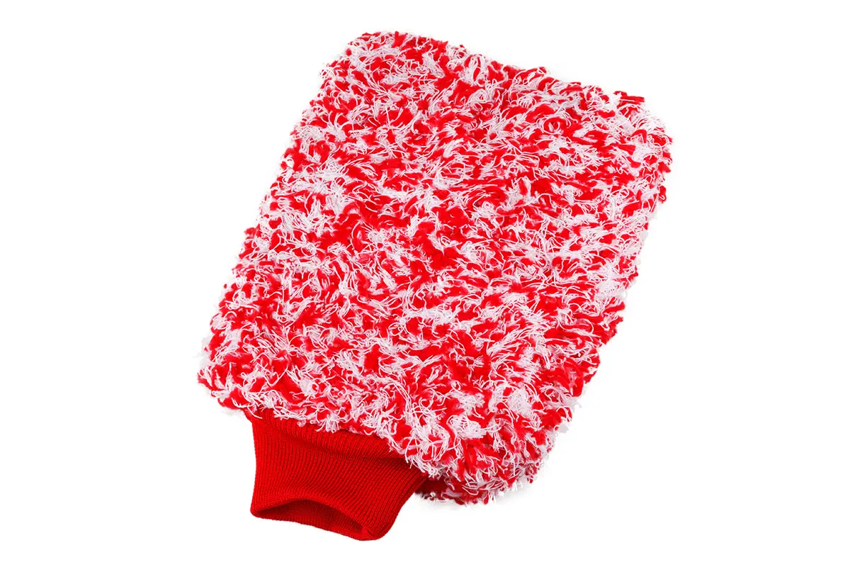 Рукавичка из микрофибры для мойки автомобиля фото