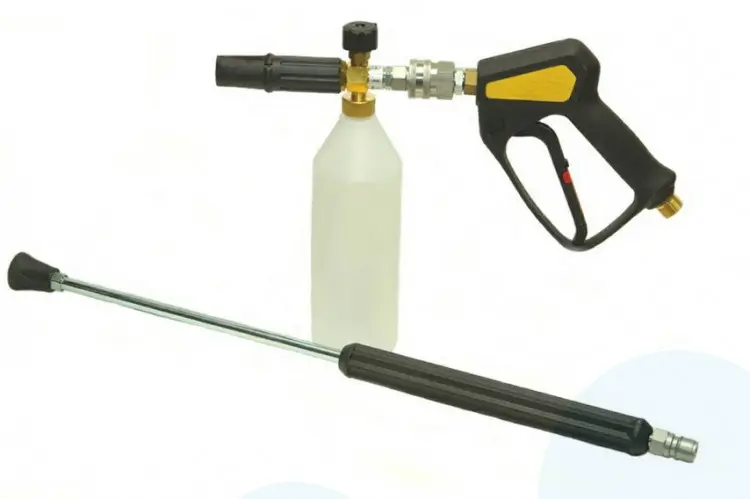 Пенокомплект 002 (ниппель нержавейка, муфта-байонет нержавейка, 250bar), копье L=60cm фото