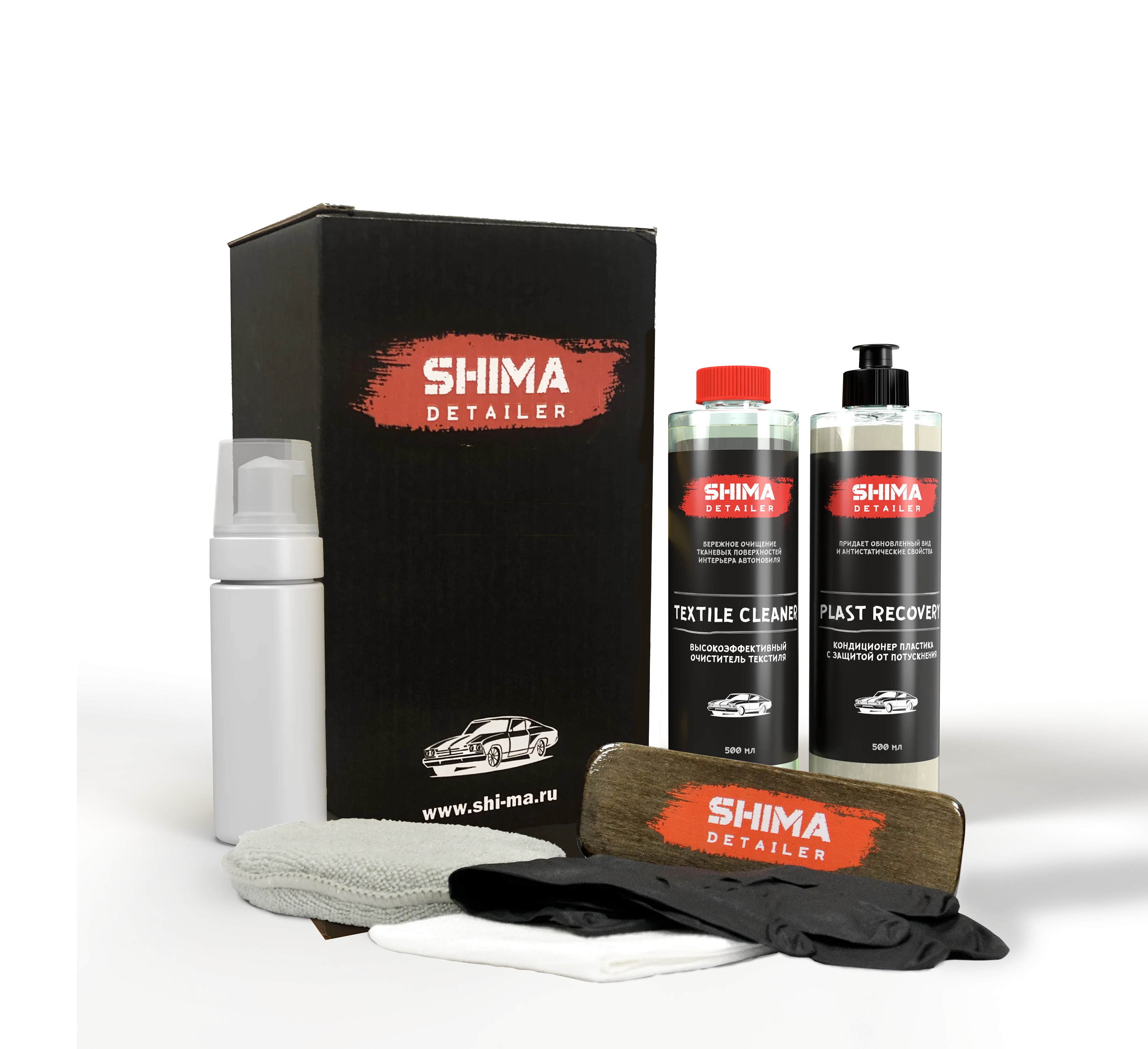 Набор для ухода за интерьером автомобиля Detailer Interior Care Set