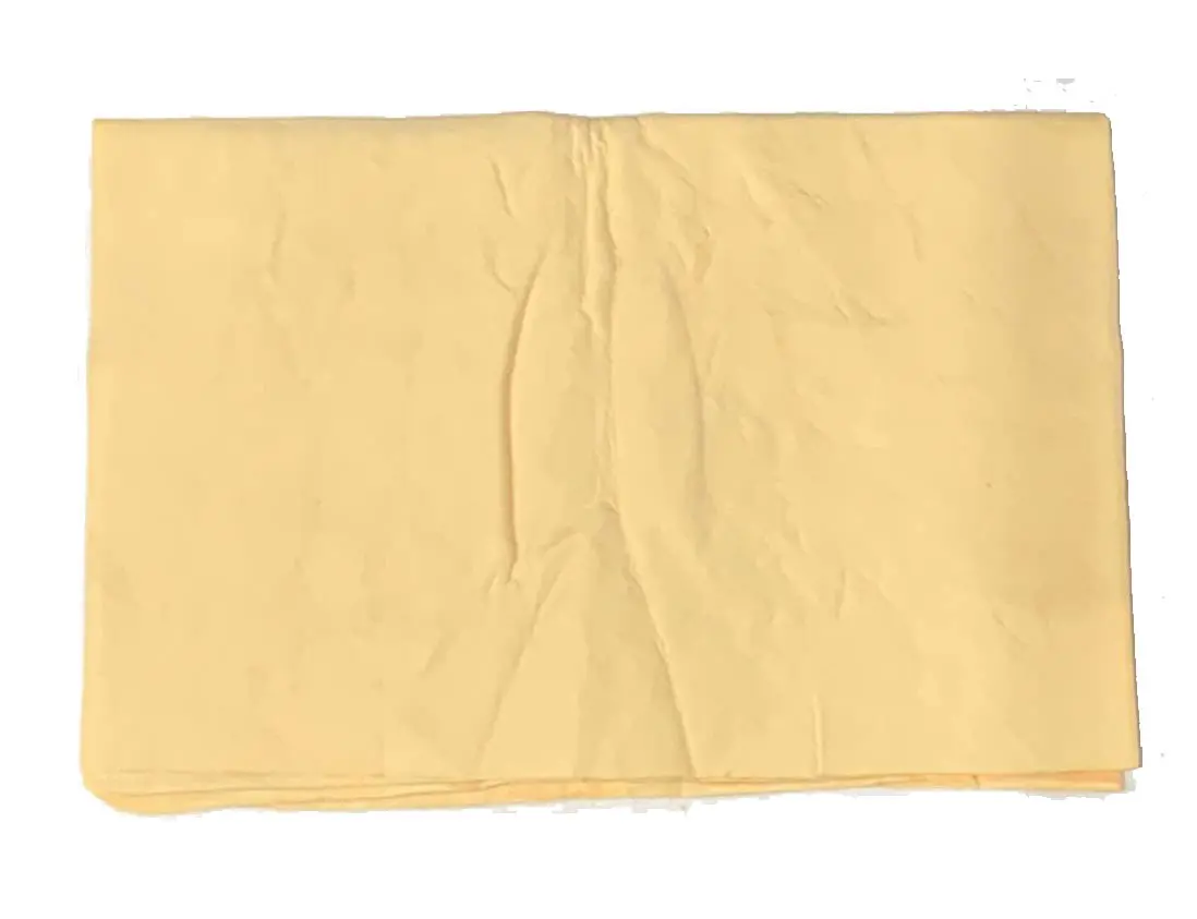 Замша PVA  64 на 43  см желтая фото