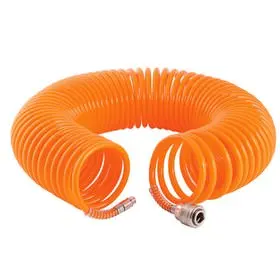 Шланг спиральный пневмо для соединения с компрессором фото