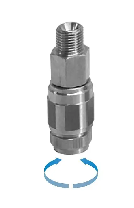 Поворотное соединение прямое G1/4M-G1/4F нерж.сталь фото