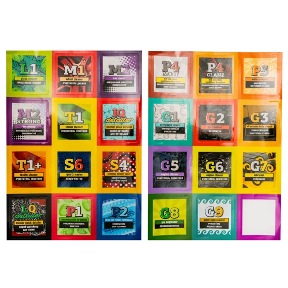 Каталог товаров Все Для Автомоек-Стикерпак для химостойкой бутылки LERATON SP1 Стикерпак для химостойкой бутылки LERATON SP1 фото