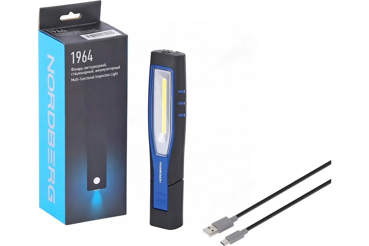 Каталог товаров Все Для Автомоек-Фонарь светодиодный аккумуляторный Nordberg 1964 Фонарь светодиодный аккумуляторный Nordberg 1964 фото