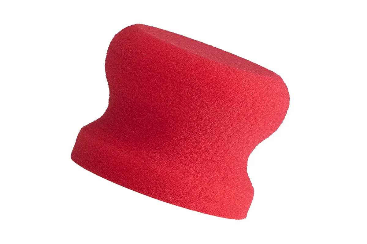 Аппликатор для нанесения восков поролон Wax Pad Regular 7x5,5см фото