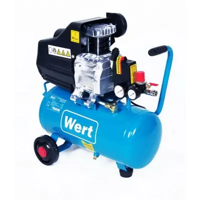 Компрессор коаксиальный масляный WERT AC 300/24 (W0503.001.00) 191977 фото