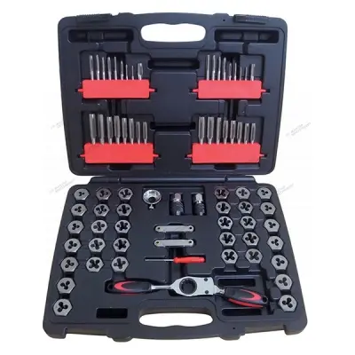 Набор метчиков и плашек кейс 75 предметов фото