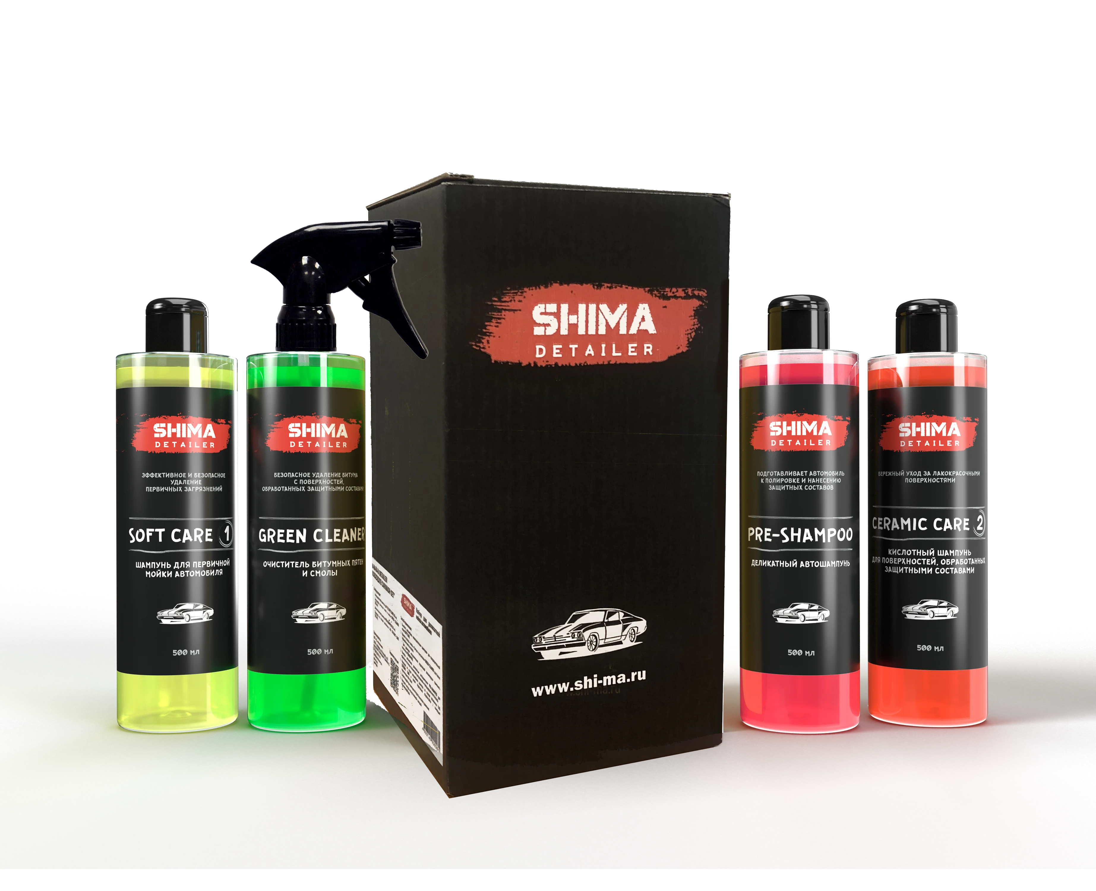 Каталог товаров Все Для Автомоек-Набор для мойки авто обработанного защитными составами Shima Detailer Ceramic Coating Care Set Набор для мойки авто обработанного защитными составами Shima Detailer Ceramic Coating Care Set