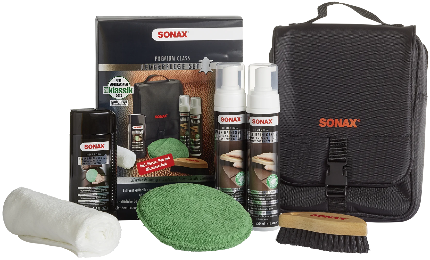 SONAX Premium Class Leather Care Set набор по уходу за кожей
