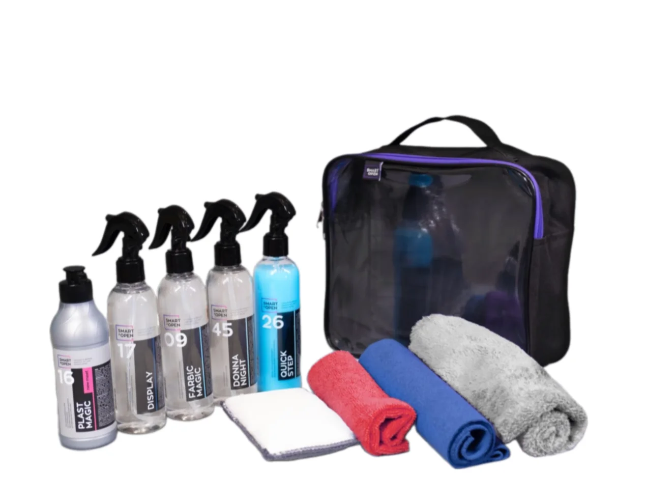 Каталог товаров Все Для Автомоек-Набор для комплексного ухода за автомобилем Smart Open Набор для комплексного ухода за автомобилем Smart Open
