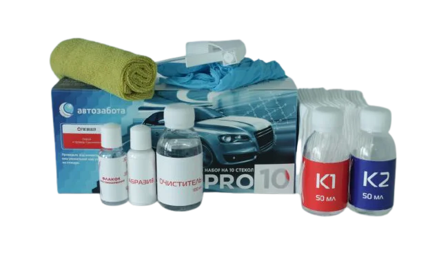 Защитное, гидрофобное покрытие для стекла Автозабота PRO10 фото