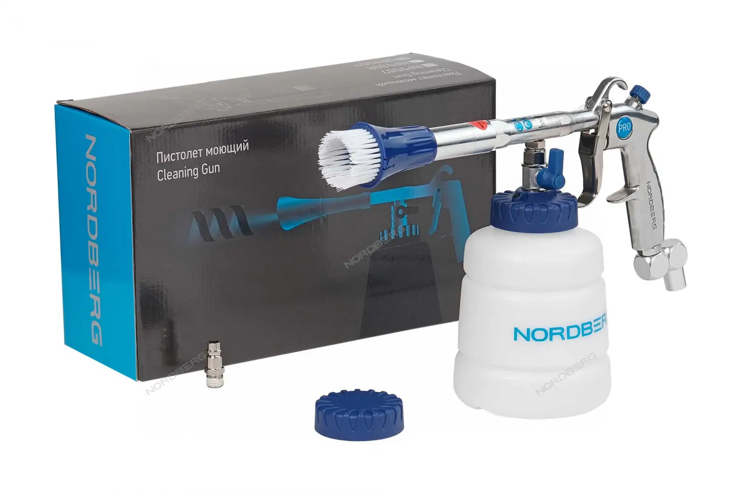 Каталог товаров Все Для Автомоек-Пистолет моющий с вращающейся насадкой, торнадор Nordberg NP9009 Пистолет моющий с вращающейся насадкой, торнадор Nordberg NP9009 фото