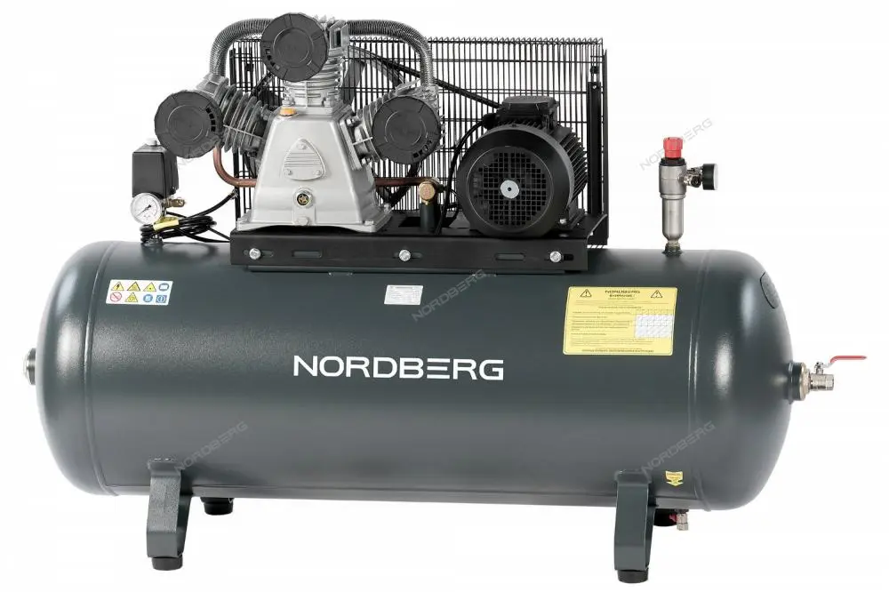 Компрессор поршневой с ременной передачей 380В Nordberg NCP300/950 фото