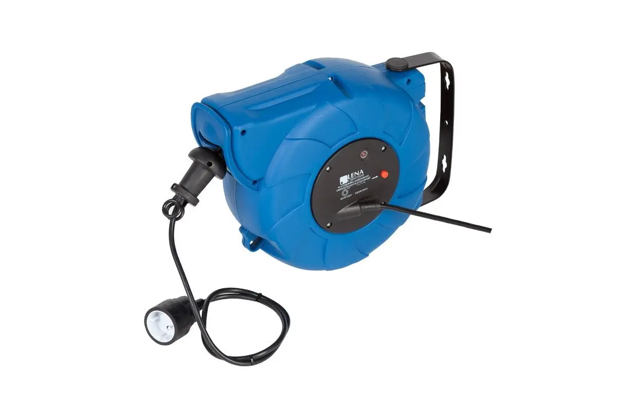 TOPTUL H05VV удлинитель электрический настенный на катушке. фото