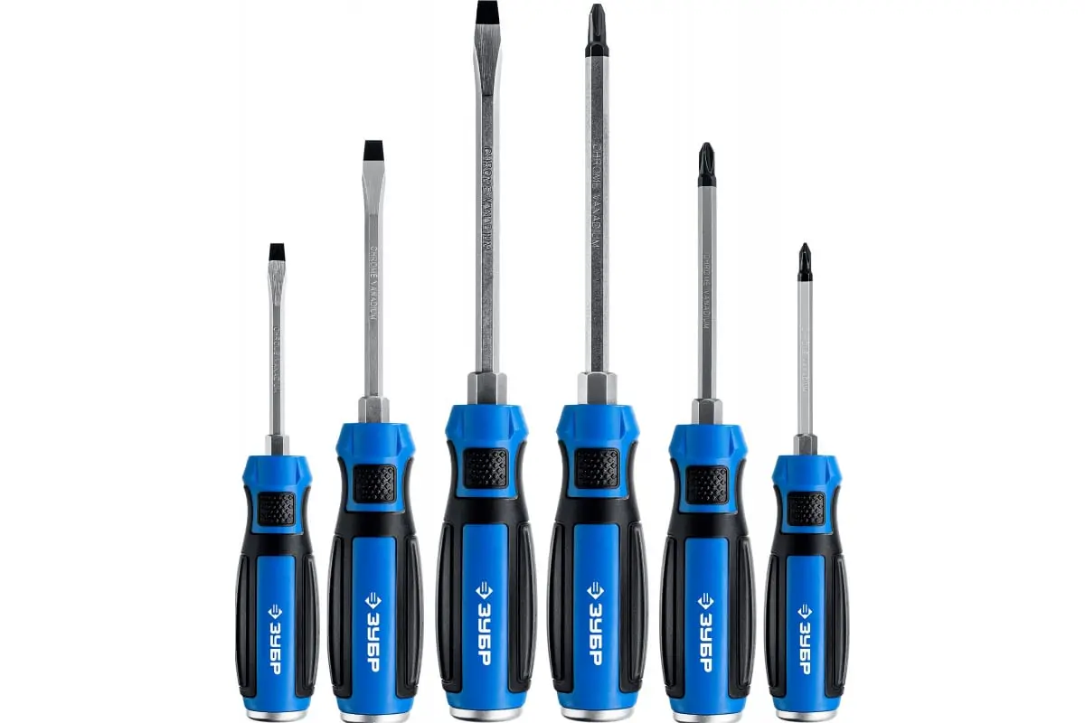 Набор ударных отверток 6шт Зубр Профессионал Ударник 25026 фото