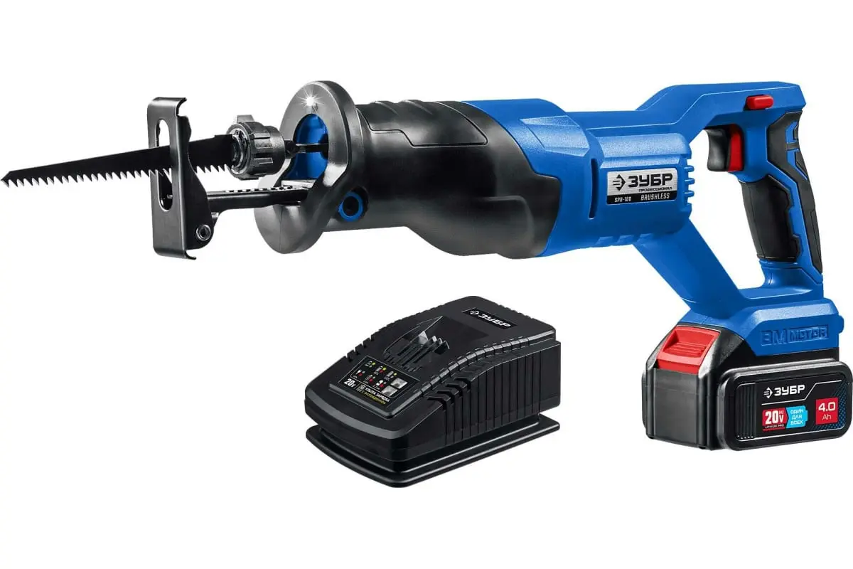 Бесщеточная сабельная пила ЗУБР Профессионал 20В SPB-180-41 фото