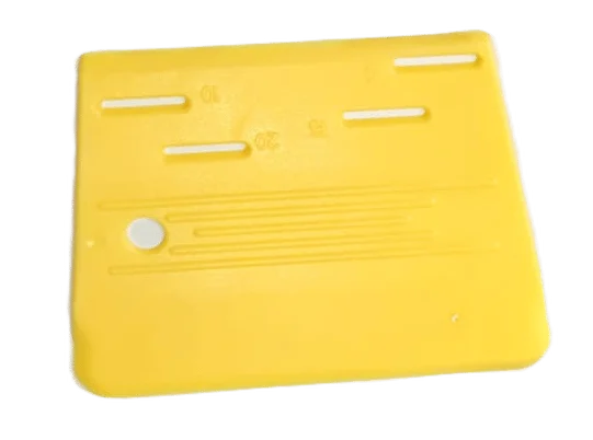 Большой жесткий скребок Желтый 100x75мм фото