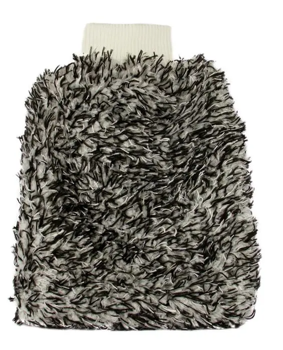 Micron wash mitt Рукавичка из микрофибры для мойки черно-белая INNOVACAR фото