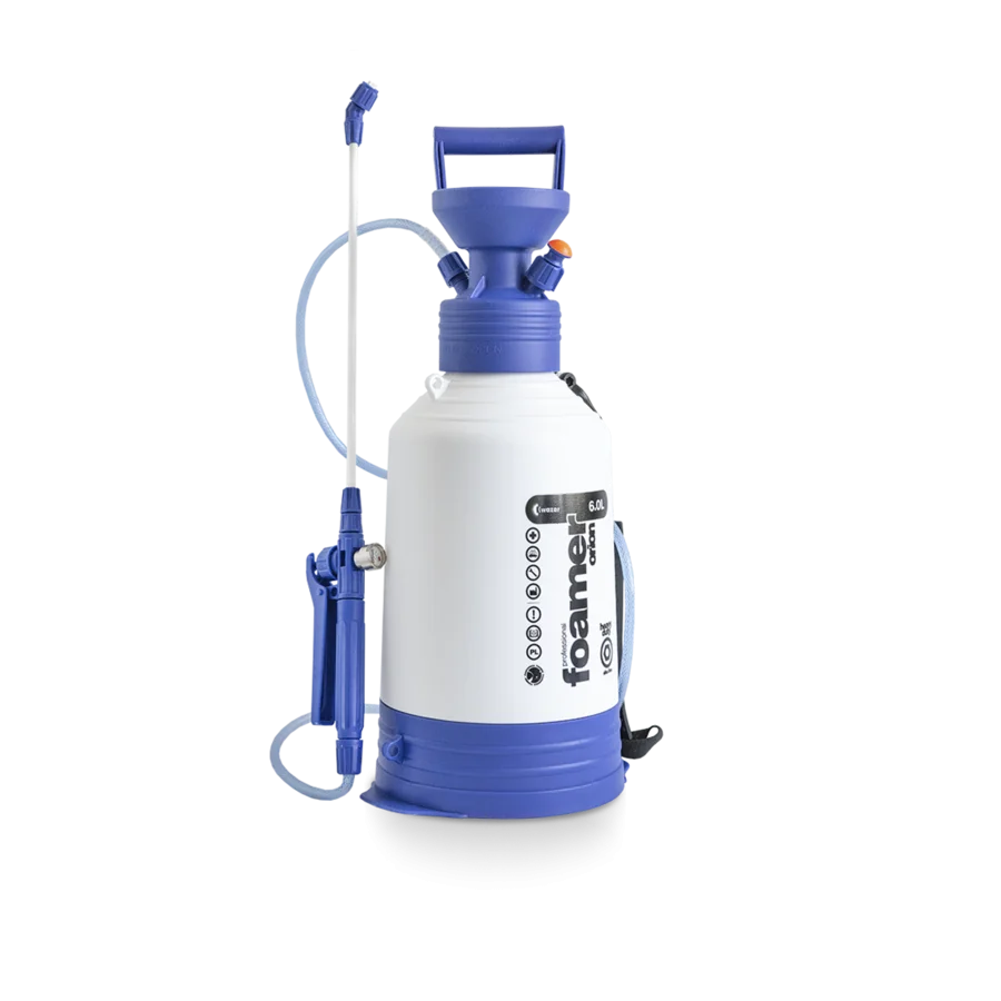 Каталог товаров Все Для Автомоек-Накачной помповый пеногенератор - Foamer Orion Super Alkaline V-6 (щелочной) синий Накачной помповый пеногенератор - Foamer Orion Super Alkaline V-6 (щелочной) синий фото