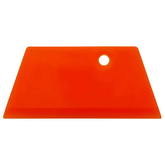 Ракель-выгонка трапецевидный средней жёсткости оранжевый 105x50мм фото