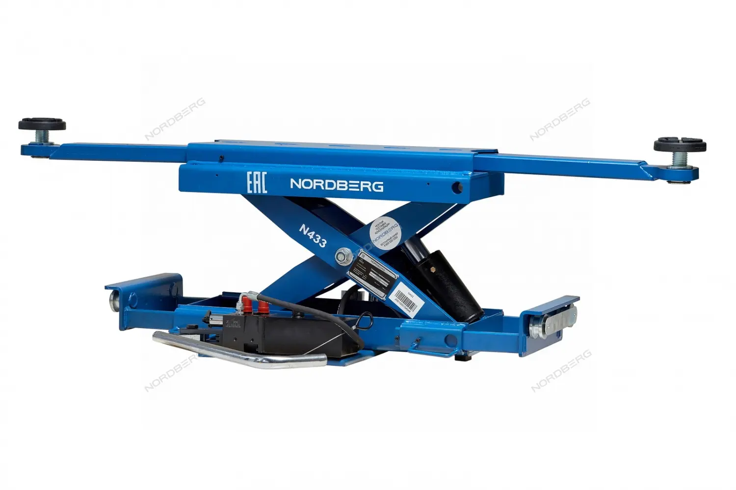 Каталог товаров Все Для Автомоек-Траверса с ручным приводом г/п 3т. для подъемников N634, 4445J, 4450J, синяя Траверса с ручным приводом г/п 3т. для подъемников N634, 4445J, 4450J, синяя фото