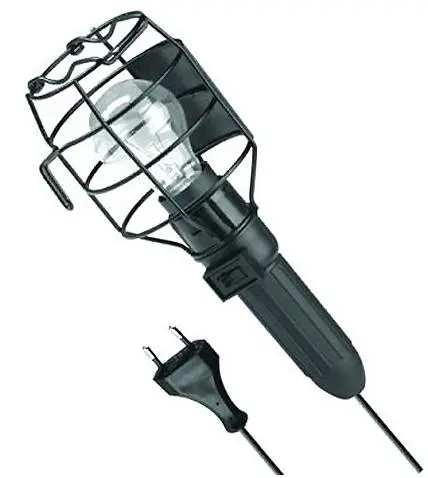 Переносной светильник под лампу накаливания 220 В 100 Вт Lena Lighting PRACTIC 100 фото