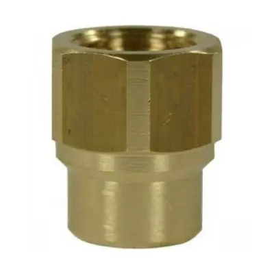Переходник, 1/8внут-1/4внут, латунь фото