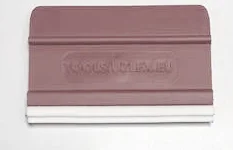 Ракель универсальный жесткий красный, форма 2 в 1 фото