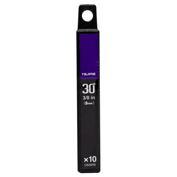 Сменные лезвия TAJIMA CB39RB 9мм 30градусов в футляре 10шт фото